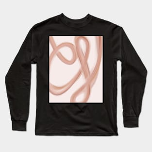 Wandering Modern Art Print Long Sleeve T-Shirt